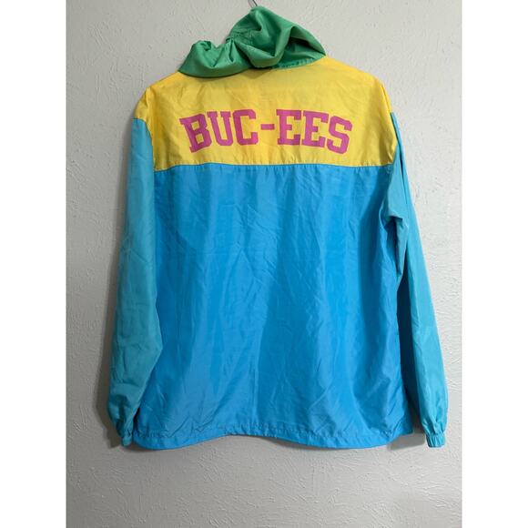 Buc-ee's Beaver Color Block Pastel Windbreaker XS - Picture 2 of 5